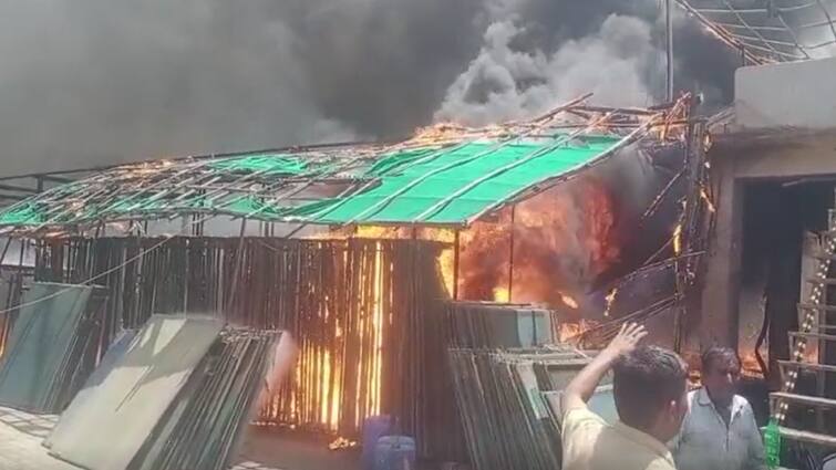 Jodhpur Fire in textile factory fire workers got burnt Rajasthan ann जोधपुर के कपड़ा फैक्ट्री में लगी आग ने विकराल रूप लिया, श्रमिक झुलसा