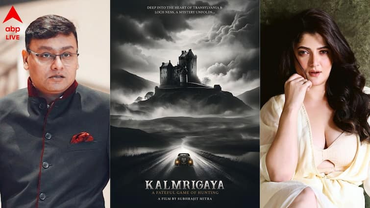 Subhrajit Mitra Srabanti Chatterjee New Tollywood Movie announcement named Kalmrigaya exclusive first poster in ABP Live Srabanti New Film: 'দেবী চৌধুরানি'-র পরে শুভ্রজিতের মার্ডার মিস্ট্রিতে শ্রাবন্তী, ছবির প্রথম ঝলক এবিপি লাইভে