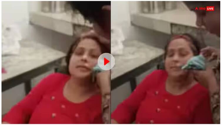 Viral Video: Principal was getting facial done in school, teacher's big tooth was making video Viral Video: ਸਕੂਲ 'ਚ ਫੇਸ਼ੀਅਲ ਕਰਵਾ ਰਹੀ ਸੀ ਪ੍ਰਿੰਸੀਪਲ, ਵੀਡੀਓ ਬਣਾ ਰਹੀ ਟੀਚਰ ਦੇ ਵੱਢੀ ਦੰਦੀ