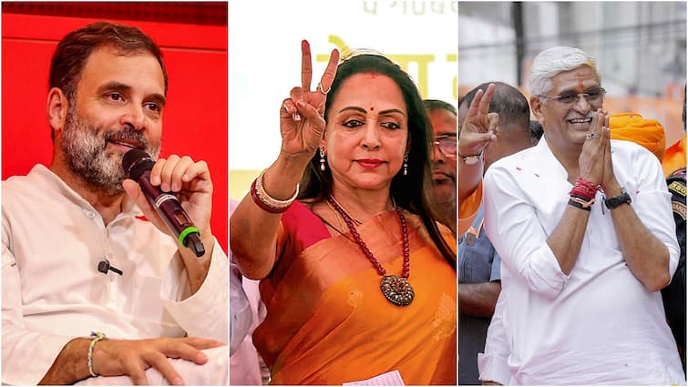 LS Polls Section 2: Rahul Gandhi, Hema Malini, Shekhawat, Baghel Amongst Outstanding Candidates