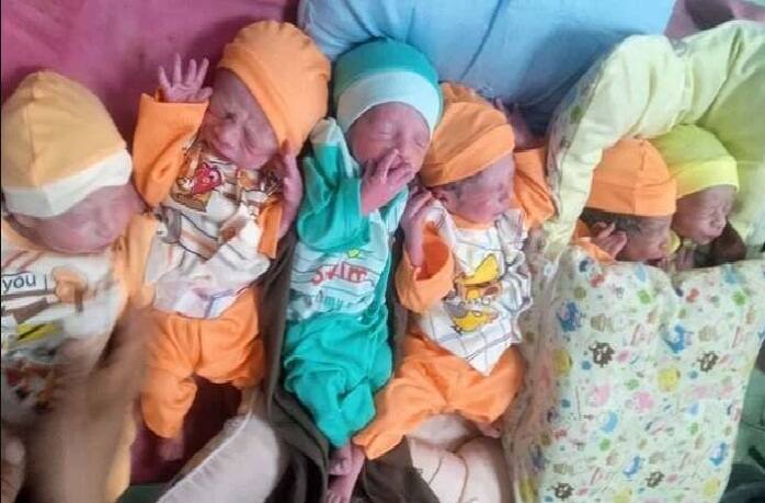 pakistan woman has given birth to six babies what is sextuplets woman birth 6 children- ਔਰਤ ਨੇ ਦਿੱਤਾ 6 ਬੱਚਿਆਂ ਨੂੰ ਜਨਮ, 4 ਬੇਟੇ ਤੇ 2 ਬੇਟੀਆਂ, ਡਾਕਟਰ ਵੀ ਰਹਿ ਗਏ ਹੈਰਾਨ