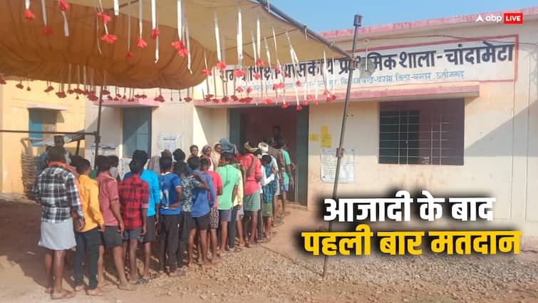 Bastar Lok Sabha Election in naxalites training center chandameta 67 percent voting ANN नक्सलियों के ट्रेनिंग सेंटर रहे इस गांव में पहली बार लोकसभा चुनाव, जानें मतदान का प्रतिशत