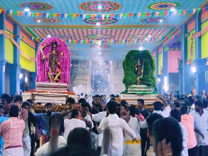 Mayiladuthurai Thirukkadaiyur temple Ema Samharam festival Devotees ...