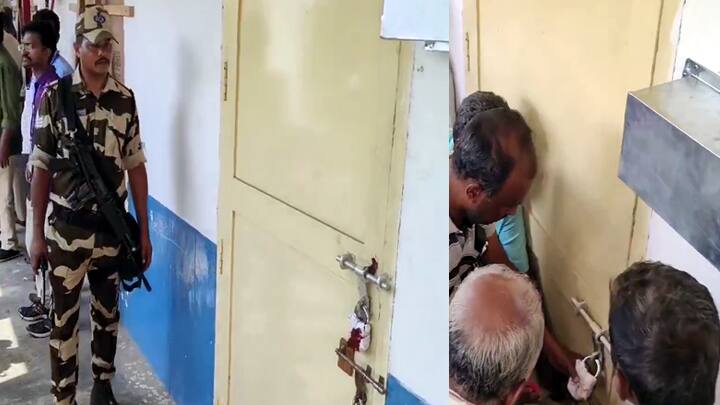 TN Lok Sabha Election 2024 Voting Machines of Theni Constituency were placed in the polling center and sealed - TNN தேனி தொகுதியின் வாக்குப்பதிவு இயந்திரங்கள்; வாக்குச்சாவடி மையத்தில் வைத்து சீல் வைப்பு