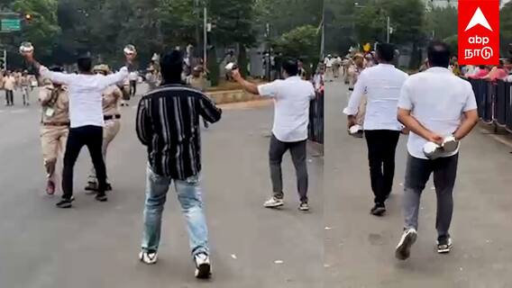 Mohammad Nalapad Arrest : பிரச்சாரத்திற்கு வந்த பிரதமர்..சொம்பு காட்டிய காங்கிரஸ்..இளைஞரணி தலைவர் கைது