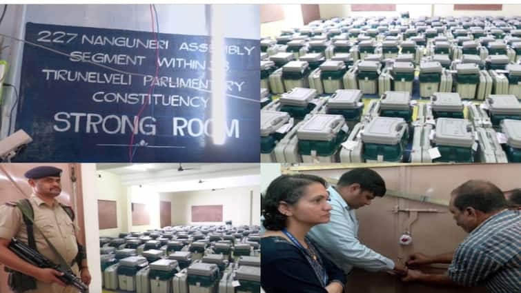 Lok Sabha Election 2024Strong room sealed in Tirunelveli Didn't 600,000 voters vote? - TNN Lok Sabha Election 2024: நெல்லையில் சீல் வைக்கப்பட்ட ஸ்ட்ராங் ரூம்..! 6 லட்சம் வாக்காளர்கள் வாக்களிக்கவில்லையா?