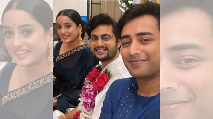 আইবুড়োভাত, নান্দীমুখ থেকে গায়ে হলুদ, সবই হয় রূপাঞ্জনা ও রাতুলের। ছিল বিভিন্ন সময়ের বিভিন্ন লুকও। গায়ে হলুদের মাঝে খানিক খেলাধুলোয় মনও দেন তাঁরা। সেই সমস্ত ছবিই নিজেরাই সোশ্যাল মিডিয়ায় পোস্ট করেন নবদম্পতি। 