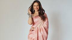 Rakul Preet Singh Looks Like An Icon Of Simplicity In Pastel Peach Saree; Check Out Pics