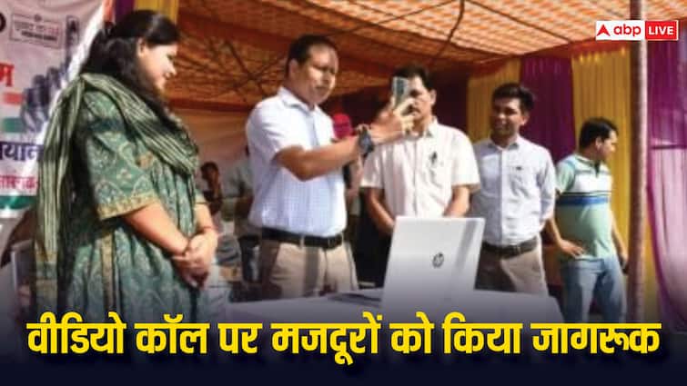 सारंगढ़-बिलाईगढ़ प्रशासन की अनूठी पहल, पलायन कर गए मजदूरों को वीडियो कॉल से किया जागरूक
