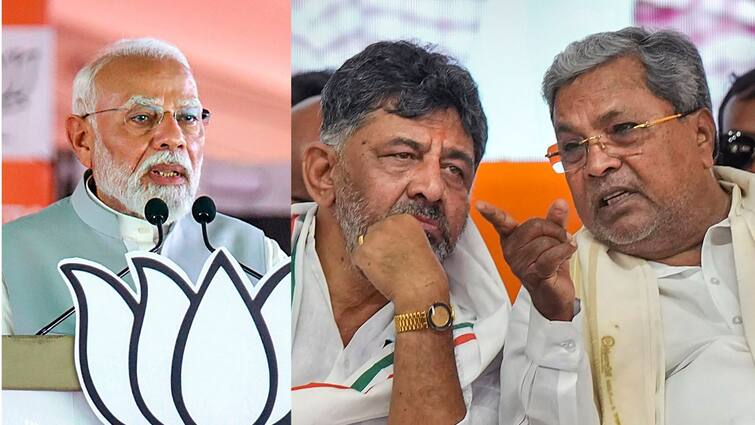 karnataka-siddaramaiya-dk-shivakuamr-bjp-congress-randeep-surjewala-empty-mug-lok-sabha-elections-2024 Lok Sabha Election Campaign Heats Up As Congress, BJP Lock Horns Over 'Empty Mug' Ad