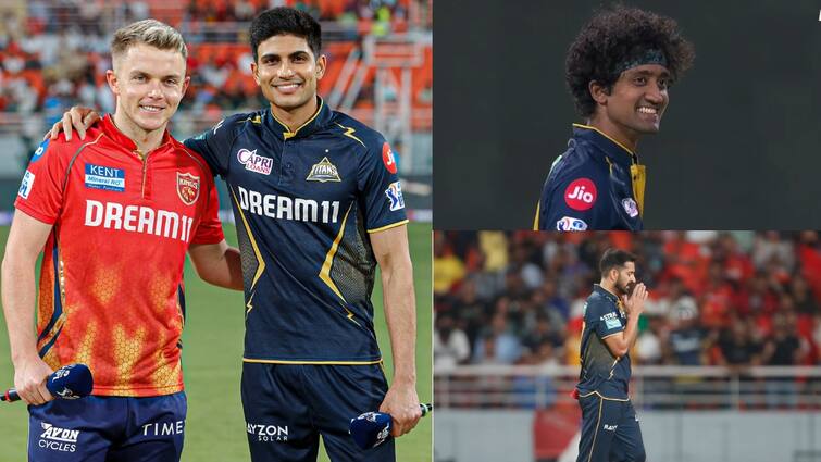 punjab kings scored 142 runs batting first against gujarat titans rashid khan noor ahmad sai kishore took 7 wickets together ipl 2024 pbks vs gt highlights PBKS vs GT: गुजरात के स्पिनर्स ने बुना फिरकी का जाल, पंजाब 142 पर ढेर; राशिद-नूर-साई ने झटके 7 विकेट