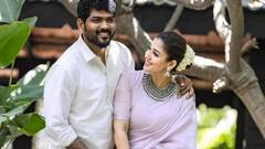 Nayanthara Vignesh Shivan : నయనతార విఘ్నేష్ శివన్ ఫోటోలు.. ట్రెడీషనల్​ డ్రెస్​లో రోమాంటిక్ ఫోజులిచ్చిన జంట