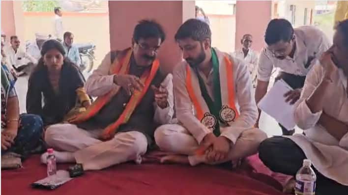 Sunetra Pawar : पुरंदरमध्ये महायुतीचे नेते एकवटले; विजय शिवतारे, जय पवारांच्या संयुक्त दौऱ्याला सुरुवात Mahayuti leaders unite in Purandar Vijay Shivtare Jay Pawar begin joint visit for sunetra pwar campign baramati News Sunetra Pawar : पुरंदरमध्ये महायुतीचे नेते एकवटले; विजय शिवतारे, जय पवारांच्या संयुक्त दौऱ्याला सुरुवात