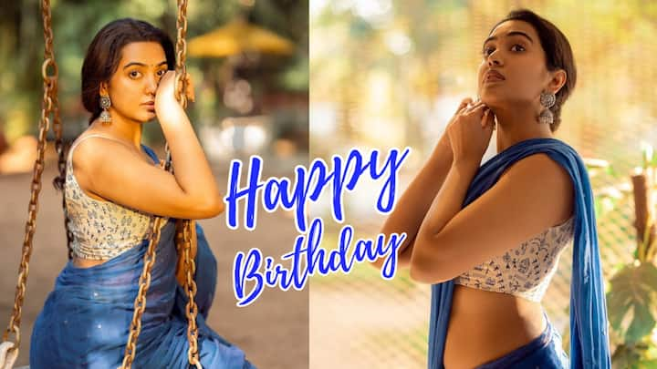 Shivathmika Rajashekar Photos : హీరోయిన్ శివాత్మిక తన బర్త్​డే జరుకుంటుంది. ఈ నేపథ్యంలో మణిరత్నం సినిమాలో హీరోయిన్​లా మారి ఫోటోలకు అందంగా ఫోజులిచ్చింది.