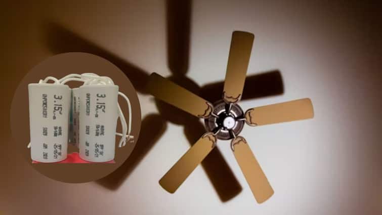 छोटा सा Condenser कैसे बढ़ा देता है Fan की स्पीड? इस तरह पंखे से मिलती है कूल-कूल हवा how condenser functions in fans motor produce cool air tech tips in hindi छोटा सा Condenser कैसे बढ़ा देता है Fan की स्पीड? इस तरह पंखे से मिलती है कूल-कूल हवा