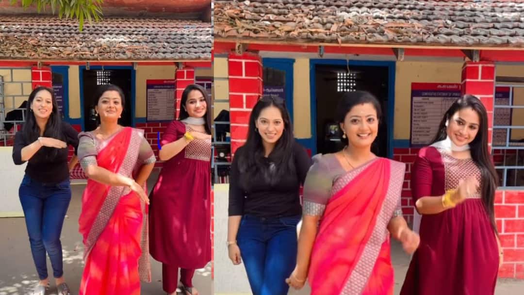Watch Video: போலீஸ் ஸ்டேஷன் வாசலில் ஆட்டம் போட்ட சிறகடிக்க ஆசை சீரியல் நடிகைகள்.. வைரலான வீடியோ!