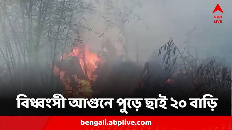 Massive Malda Fire Destroys 20 Houses Making Families Homeless Malda Fire:দেখতে দেখতে ছড়িয়ে পড়ল আগুন, মালদায় পুড়ে ছাই ২০টি বাড়ি