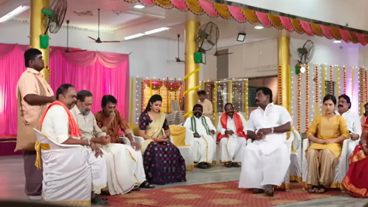 Ethirneechal serial : மண்டபத்தை கண்டுபிடித்த ஜனனி... கரிகாலனை வில்லனாக மாற்றிய ராமசாமி பிரதர்ஸ்... எதிர்நீச்சலில் இன்று