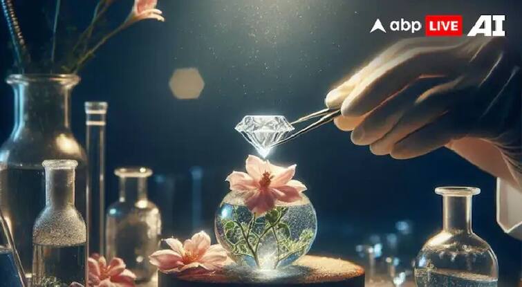 Diamond From Flower Chinese scientists have performed a miracle Made a diamond from this special flower know how Diamond From Flower : ਚੀਨ ਦੇ ਵਿਗਿਆਨੀਆਂ ਨੇ ਕਰ ਦਿਖਾਇਆ ਚਮਤਕਾਰ!ਇਸ ਖਾਸ ਫੁੱਲ ਤੋਂ ਬਣਾ ਦਿੱਤਾ ਹੀਰਾ...ਜਾਣੋ ਕਿਵੇਂ