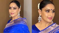 बिपाशा बसूने शेअर केला एथनिक लूक, निळ्या साडीत अभिनेत्रीचा स्टनिंग लूक!