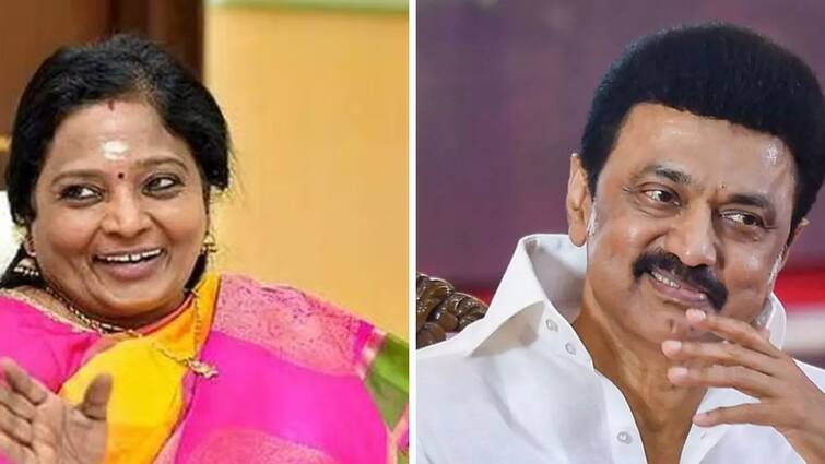 dr tamilisai saoundarajan has replied to cm mk stalin regarding saffron colour in dd Doordarshan Logo : 