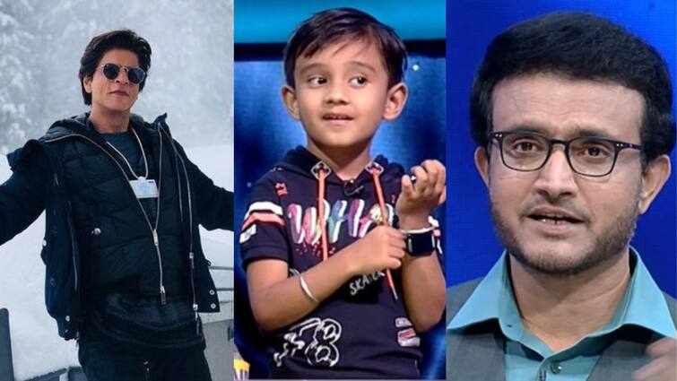 Sourav Ganguly comment on Dadagiri 10 regarding Shah Rukh Khan with kid players Sourav Ganguly-Shah Rukh Khan: কিং খানের খুদে ভক্তের কথায় 'হতাশ'! 'শাহরুখ খানকে বাড়ি পাঠিয়ে দে', কেন বললেন সৌরভ?