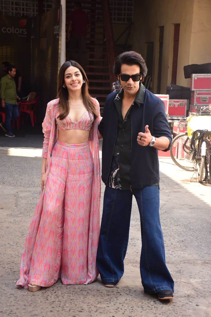 Both Rajkummar and Alaya turned heads with their stylish looks as they stepped out for the film's promotions.