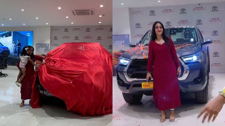 Bigg Boss Fame Deepthi Sunaina Buys New Car and Cost Details Deepthi Sunaina: లగ్జరీ కారు కొన్న దీప్తి సునయన - కారు ఫీచర్స్, ధర తెలిసి షాకవుతున్న నెటిజన్స్!