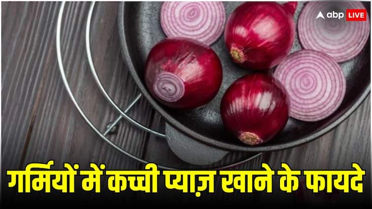 health tips raw onion health benefits in summer kacche pyaj ke fayde Onion Benefits: गर्मियों में खाएं कच्चा प्याज, सेहत रहेगी चकाचक, जानें 5 बड़े फायदे