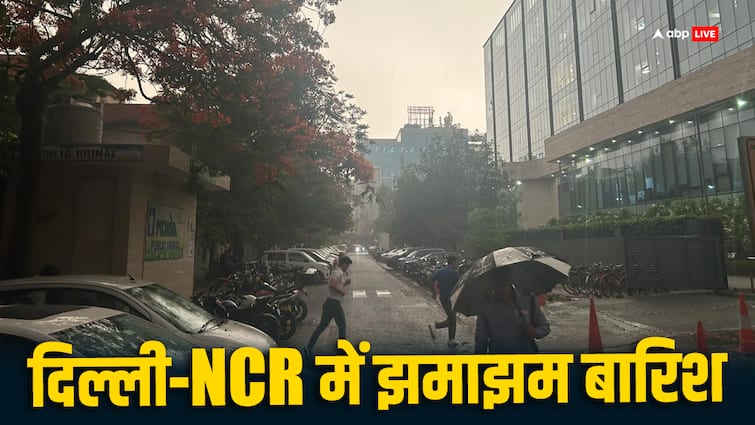 Heavy Rain in Delhi NCR in thunderstorm Yello Alert IMD Delhi NCR Weather: दिल्ली-एनसीआर में अचानक बदला मौसम, धूल भरी आंधी और बारिश