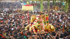 Madurai Chithirai Thiruvizha : மதுரை குலுங்க வைகை ஆற்றில் இறங்கிய கள்ளழகர்!