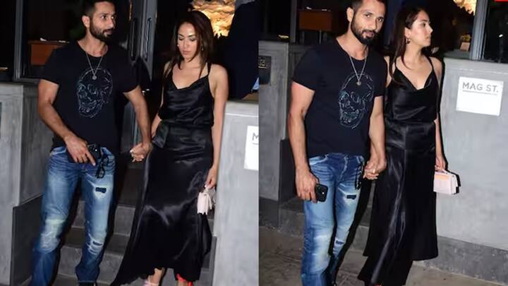 Shahid-Mira Pics: બોલિવૂડ એક્ટર શાહિદ કપૂર અને તેની પત્ની મીરા રાજપૂત હંમેશા લાઈમલાઈટમાં રહે છે. ગઈકાલે રાત્રે પણ આ કપલ સાથે ક્વોલિટી ટાઈમ વિતાવતા જોવા મળ્યા હતા.