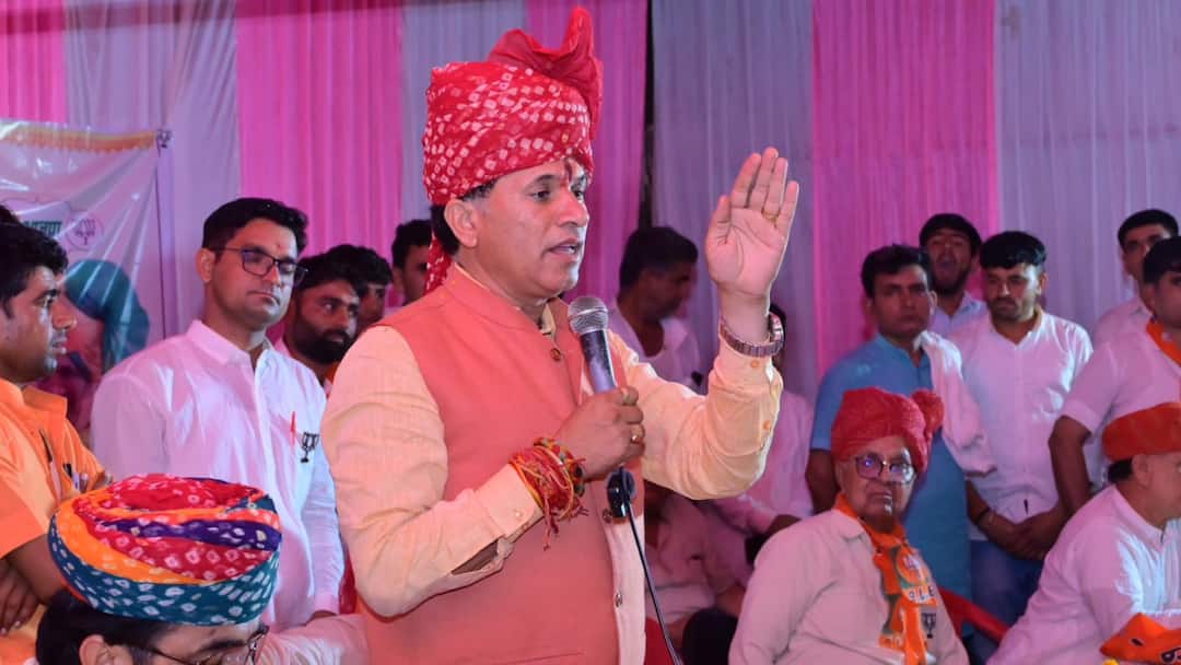 Barmer Lok Sabha BJP candidate Kailash Chaudhary attacked Congress ann '...नहीं तो पाकिस्तान में पटाखे फूटेंगे', बाड़मेर सीट को लेकर बोले कैलाश चौधरी