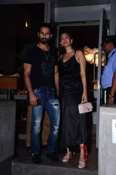 Shahid-Mira Pics: બ્લેકમાં ટ્વીનિંગ કરીને પત્ની મીરા સાથે ડિનર ડેટ પર નીકળ્યો શાહિદ કપૂર, કપલનો ડેશિંગ લૂક વાયરલ