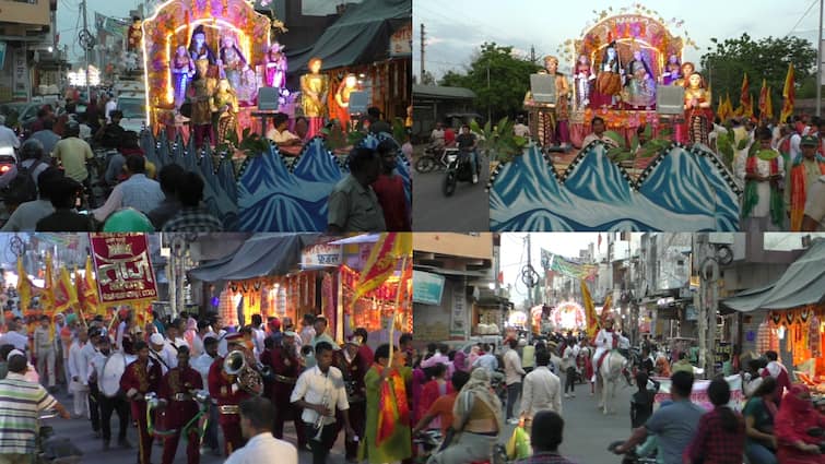 हनुमान जयंती पर भरतपुर में निकली शोभायात्रा, भक्तों का उमड़ा सैलाब, देखें झांकी की खूबसूरत तस्वीरें