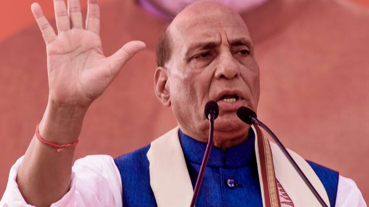 Lok Sabha Elections BJP Rajnath Singh Takes Aim At Delhi CM Arvind Kejriwal Sheeshmahal Jibe ‘Delhi CM Doing Work From Jail’: Rajnath Singh Takes Aim At Kejriwal With ‘Sheeshmahal’ Jibe