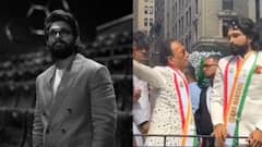 कांग्रेस के समर्थन में प्रचार के लिए सड़कों पर उतरे 'पुष्पा'!