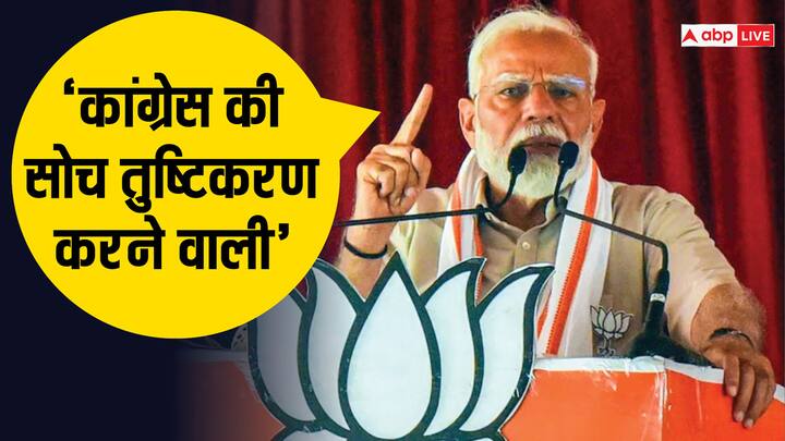 PM Narendra Modi in Rajasthan BJP Tonk Sawai Madhopur Election Rally Attacks INDIA Congress 2024 Lok Sabha Election Lok Sabha Election 2024: 'कांग्रेस आपकी संपत्ति को छीनकर अपने खास लोगों को बांटने की साजिश रच रही', राजस्थान में बोले पीएम मोदी
