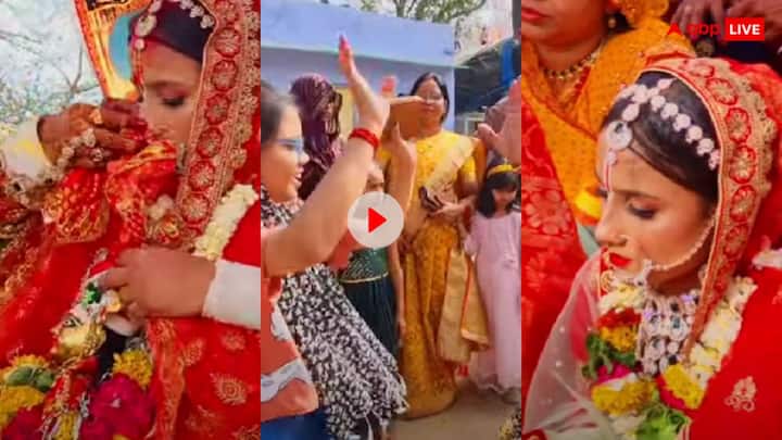 Girl marriage to Laddu Gopal lord krishna in wedding event in Gwalior viral video Viral Video: एक विवाह ऐसा भी...लड़की ने लड्डू गोपाल से रचाई शादी, वृंदावन से आई बारात- वीडियो हुआ वायरल