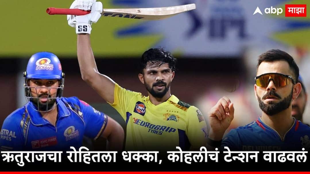 IPL 2024, Orange Cap List :ऋतुराज गायकवाडच्या शतकानं रोहित शर्माला धक्का, विराट कोहलीचं टेन्शन वाढवलं, ऑरेंज कॅपच्या शर्यतीत मोठा उलटफेर ipl 2024 orange cap list update virat kohli remains on top position ruturaj gaikwad get second number rohit sharma went to seventh number IPL 2024, Orange Cap List :ऋतुराज गायकवाडच्या शतकानं रोहित शर्माला धक्का, विराट कोहलीचं टेन्शन वाढवलं, ऑरेंज कॅपच्या शर्यतीत मोठा उलटफेर