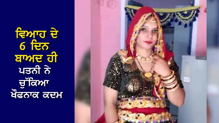 After 6 days of marriage, the husband started doing such work, the wife could not sleep all night, then that day came... Rajasthan: ਵਿਆਹ ਦੇ 6 ਦਿਨ ਬਾਅਦ ਤੋਂ ਹੀ ਪਤੀ ਕਰਨ ਲੱਗਾ ਅਜਿਹਾ ਕੰਮ, ਸਾਰੀ ਰਾਤ ਸੌਂ ਨਹੀਂ ਪਾਉਂਦੀ ਸੀ ਪਤਨੀ, ਫਿਰ ਆਇਆ ਉਹ ਦਿਨ...