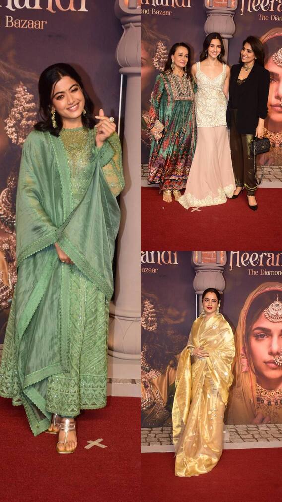 हीरामंडी की स्क्रीनिंग पर बॉलीवुड सितारों ने लगाए चार चांद, दिखा रॉयल अंदाज