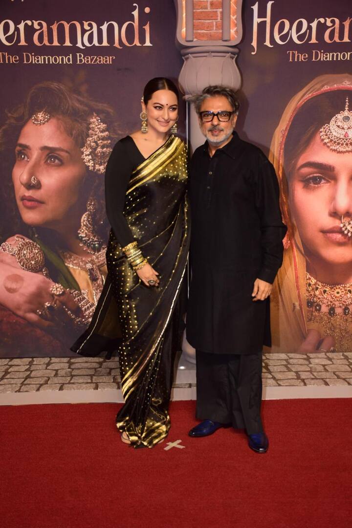 Sonakshi Sinha with Sanjay Leela Bhansali