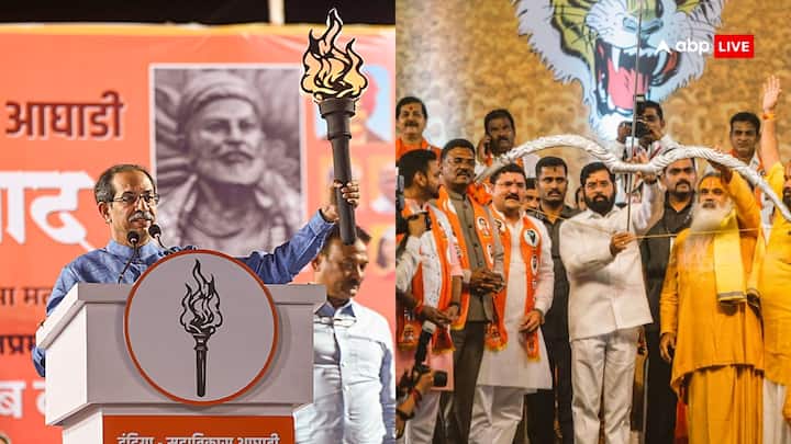Maharashtra Lok Sabha Elections 2024 Second phase Shiv Sena Eknath Shinde Uddhav Thackeray Candidates 'मशाल' जलेगा या 'धनुष बाण' चलेगा? दूसरे चरण में इन सीटों पर शिवसेना Vs शिवसेना (यूबीटी)