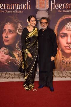 Heeramandi Screening: ब्लैक साड़ी में 'हीरामंडी' की हसीनाओं ने लूटी महफिल! व्हाइट अटायर में गजब की लगीं आलिया भट्ट, देखें तस्वीरें