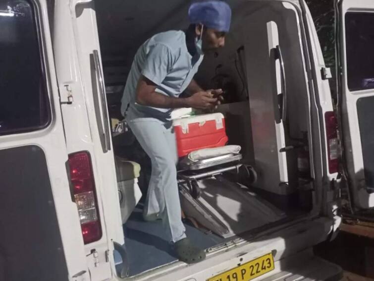 Perambalur news body of the organ donor was buried with state honours - TNN உறுப்புகள் தானம் செய்த தூய்மை பணியாளர்;  அரசு மரியாதையுடன் உடல் அடக்கம்