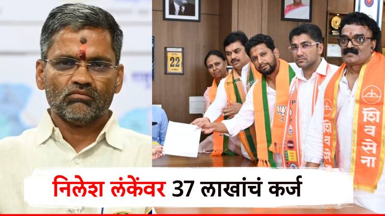 Nilesh Lanke have 37 lac rupees loan he declare asset for election loksabha 2024 ahmednagar against sujay vikhe patil 37 लाख 48 हजारांचं कर्ज, विखेंविरुद्ध लढणारे निलेश लंके यांची संपत्ती किती?