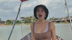 जॅकलीन फर्नांडिस घेतेय सुट्टीचा आनंद, बोटीत बसून दिली वेगवेगळी पोझ, पाहा फोटो!