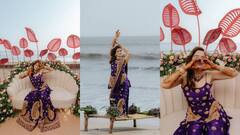 Mehandi Look: मेहंदी फंक्शन के लिए हरा रंग हुआ पुराना, आरती सिंह की तरह अपनाएं ट्रेंडी लुक