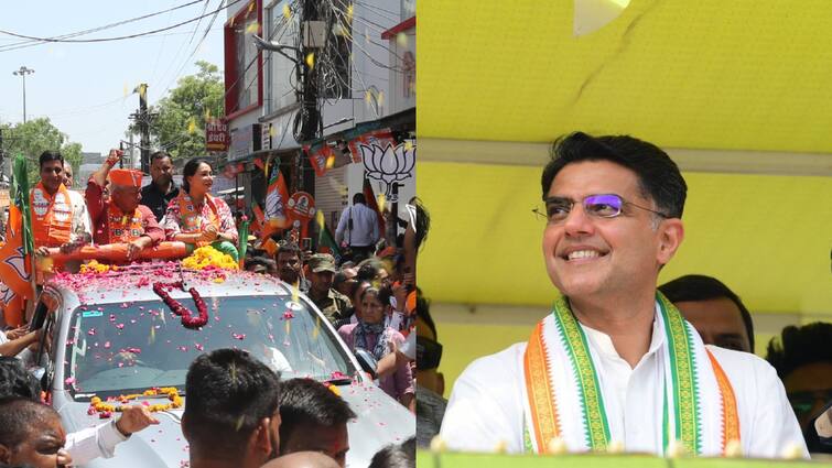 Rajasthan Lok Sabha Election 2024 Diya Kumari and Sachin Pilot Road Show Election Campaign Last Day ANN सचिन पायलट और दीया कुमारी ने किए सबसे ज्यादा चुनावी दौरे? प्रचार के आखिरी दिन झोंकी पूरी ताकत